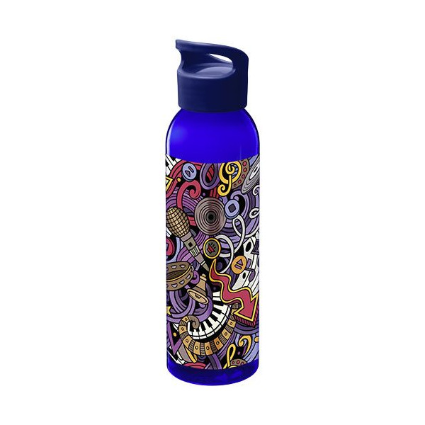 Bouteille de sport Sky transparente personnalisable - 650 ml
