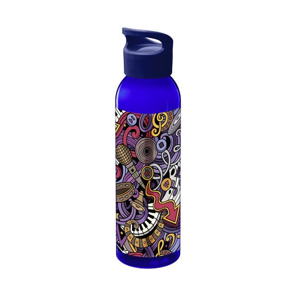 Bouteille de sport Sky transparente personnalisable - 650 ml