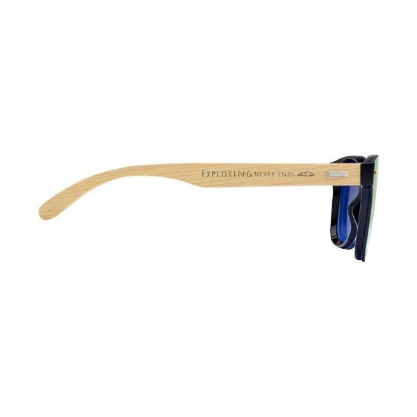Lunettes de soleil Tan avec branches en bambou - Accessoire éco-friendly et tendance pour protéger vos yeux du soleil