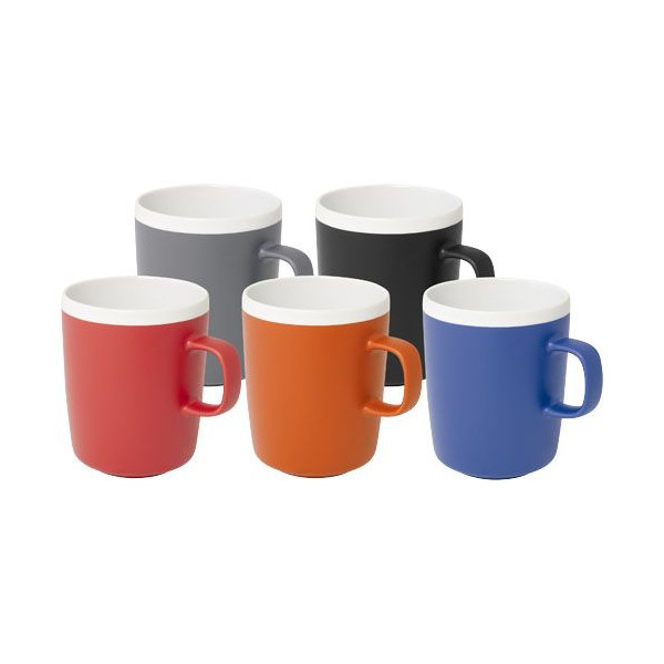 Tasse en céramique personnalisable Lilio 310 ml - Objet publicitaire pour entreprise