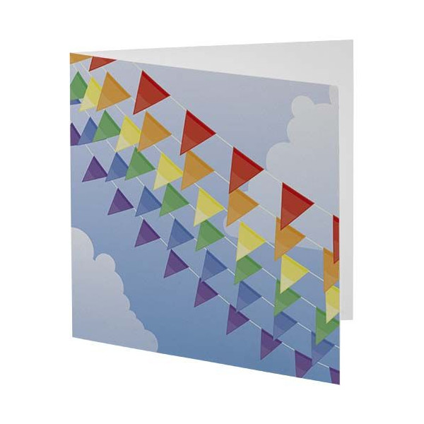 Carte de vœux personnalisable Herald carrée 148x148 mm - BCM Goodies