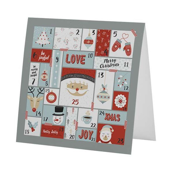 Carte de vœux personnalisable Herald carrée 148x148 mm - BCM Goodies