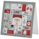 Carte de vœux personnalisable Herald carrée 148x148 mm - BCM Goodies