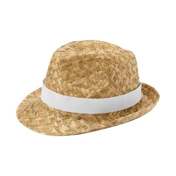 Chapeau de paille Pricus - Accessoire de qualité pour vos événements en extérieur | BCM Goodies