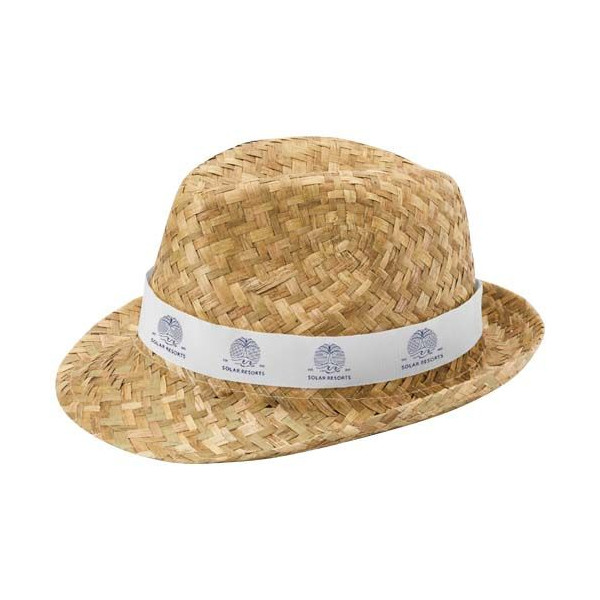 Chapeau de paille Pricus - Accessoire de qualité pour vos événements en extérieur | BCM Goodies