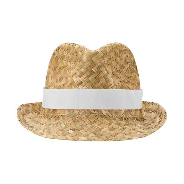 Chapeau de paille Pricus - Accessoire de qualité pour vos événements en extérieur | BCM Goodies