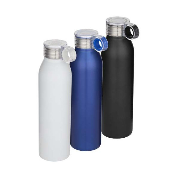 Bouteille d'eau Grom 650 ml en acier inoxydable recyclé certifié RCS - BCM Goodies