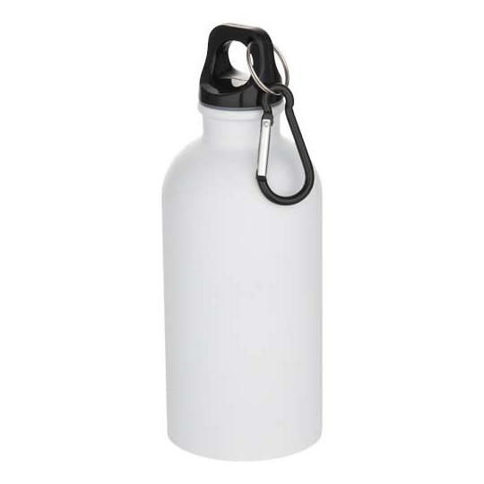 Bouteille d'eau Oregon 400 ml en acier inoxydable recyclé avec finition mate - Accessoire léger et durable pour rester hydr