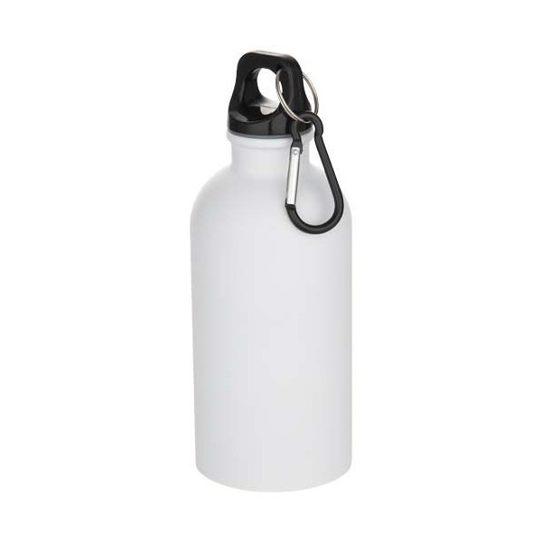 Bouteille d'eau Oregon 400 ml en acier inoxydable recyclé avec finition mate - Accessoire léger et durable pour rester hydr