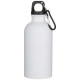 Bouteille d'eau Oregon 400 ml en acier inoxydable recyclé avec finition mate - Accessoire léger et durable pour rester hydr