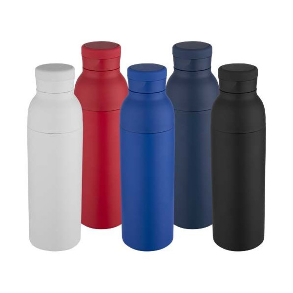 Bouteille d'eau en acier inoxydable à double paroi 650ml - Idéale pour vos événements d'entreprise | BCM Goodies