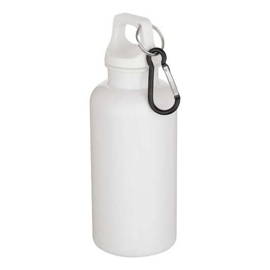 Bouteille d'eau Oregon 400 ml en plastique recyclé certifié RCS avec mousqueton - BCM Goodies
