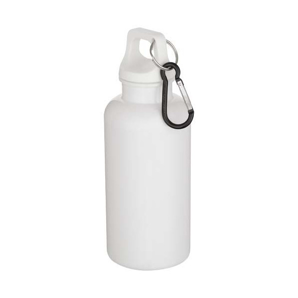 Bouteille d'eau Oregon 400 ml en plastique recyclé certifié RCS avec mousqueton - BCM Goodies