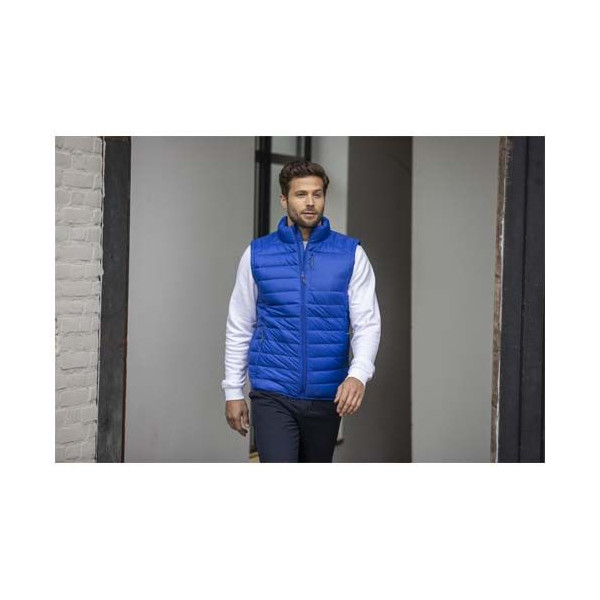 Bodywarmer matelassé Homme Pallas recyclé personnalisable - BCM Goodies
