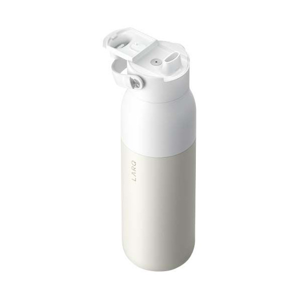 Bouteille d'eau isotherme en acier inoxydable LARQ Swig Top 1 000 ml - Filtre en deux étapes - Personnalisable - Idéal pour