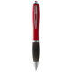 Stylo à bille Nash avec grip noir (encre noire) - Personnalisation logo entreprise