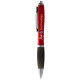Stylo à bille Nash avec grip noir (encre noire) - Personnalisation logo entreprise