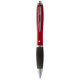 Stylo à bille Nash avec grip noir (encre noire) - Personnalisation logo entreprise