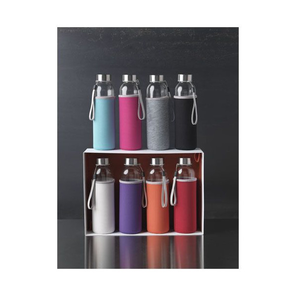 Bouteille de sport Bodhi 500 ml en verre personnalisable pour entreprise | BCM Goodies