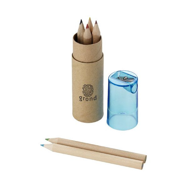 Set de 6 crayons de couleur Kram - Idéal pour la communication d'entreprise et la fidélisation