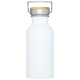Bouteille de sport Thor 550 ml en acier inoxydable avec couvercle en bambou - Personnalisable pour entreprises
