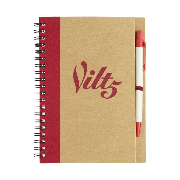 Description courte: Le carnet de notes recyclé avec stylo Priestly est idéal pour les entreprises cherchant des objets personnal