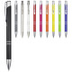 Stylo bille rétractable en aluminium Moneta - Personnalisable pour communication B2B