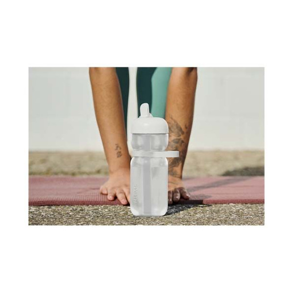 Bouteille d'eau Flip 600 ml - Accessoire pratique et polyvalent - Idéal pour événements d'entreprise - Personnalisable