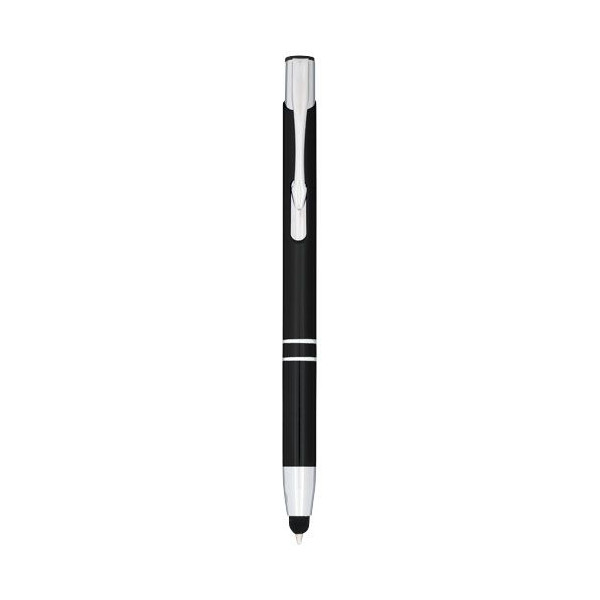 Stylet stylo bille métallique Moneta - Accessoire publicitaire polyvalent et élégant