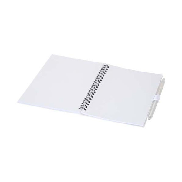 Ensemble carnet et stylo en plastique recyclé personnalisable - BCM Goodies