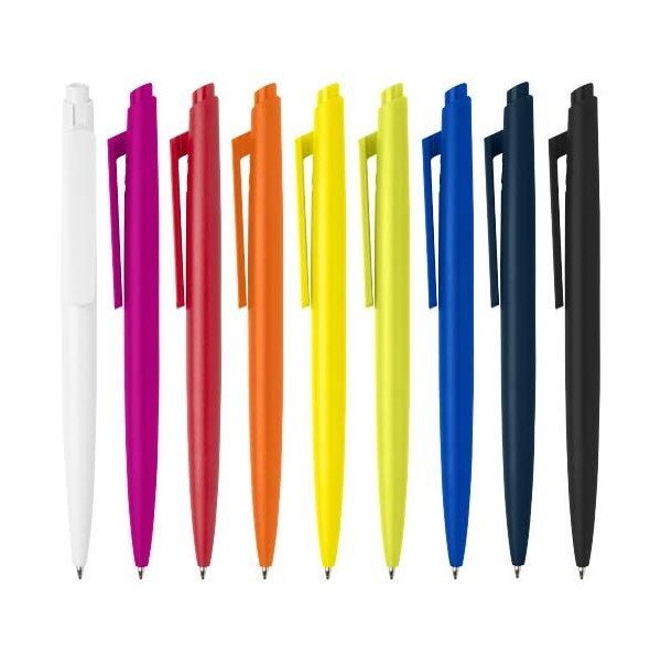 Stylo bille Ipe recyclé RCS encre noire - Stylo promotionnel écologique pour entreprise