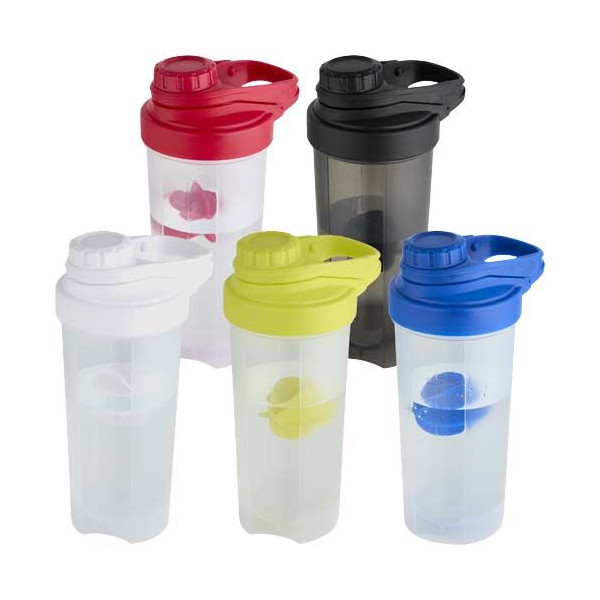 Bouteille de sport Forza de 700 ml avec bille de shaker - Accessoire publicitaire personnalisable