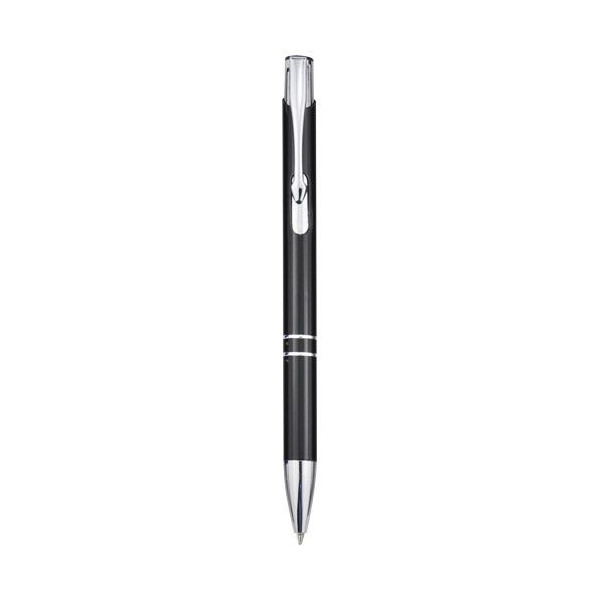 Stylo bille rétractable en aluminium Moneta - Fiche produit BCM Goodies