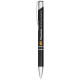 Stylo bille rétractable en aluminium anodisé Moneta - Accessoire marketing et événementiel de qualité