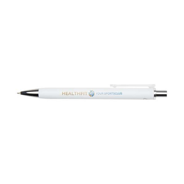 Stylo bille Feld avec finition métallique en plastique recyclé RCS - BCM Goodies