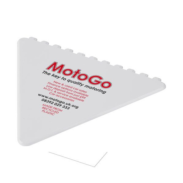 Grattoir à glace triangulaire Frosty en plastique recyclé - BCM Goodies