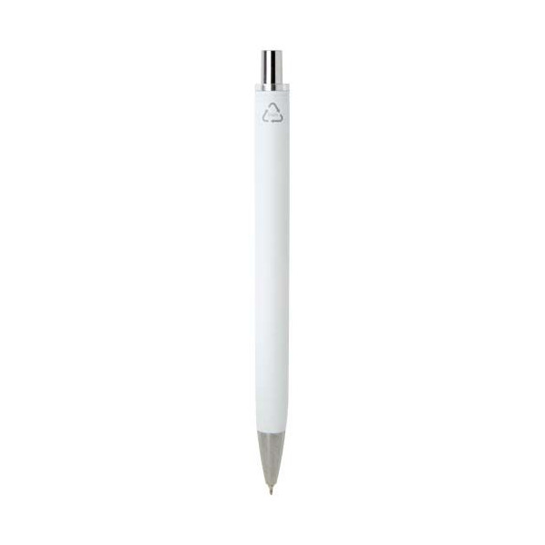 Stylo bille Feld avec finition métallique en plastique recyclé RCS - BCM Goodies