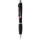 Stylo stylet coloré avec grip noir Nash - Accessoire publicitaire personnalisable de qualité