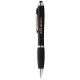 Stylo stylet coloré avec grip noir Nash - Accessoire publicitaire personnalisable de qualité
