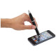 Stylo stylet coloré avec grip noir Nash - Accessoire publicitaire personnalisable de qualité