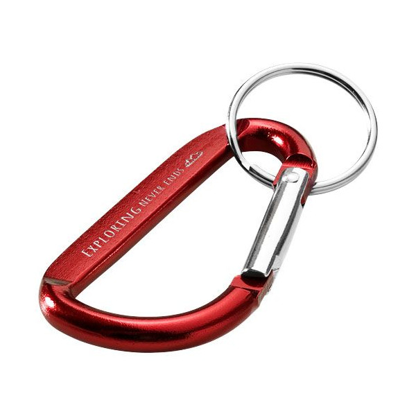 Porte-clés mousqueton Timor en aluminium recyclé RCS - Accessoire pratique et écologique - BCM Goodies
