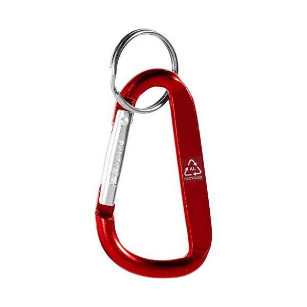 Porte-clés mousqueton Timor en aluminium recyclé RCS - Accessoire pratique et écologique - BCM Goodies