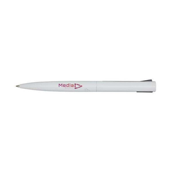 Porte-bloc Clast A4 avec fermeture magnétique et stylo bille recyclé RCS (encre noire) | BCM Goodies