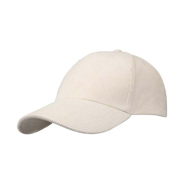 Casquette en velours côtelé Hutton - Casquette publicitaire personnalisable, 80% coton recyclé - BCM Goodies