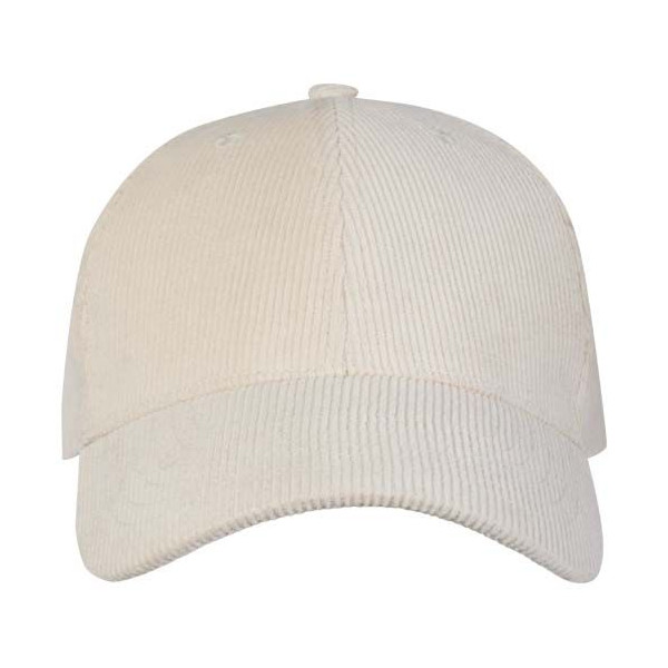 Casquette en velours côtelé Hutton - Casquette publicitaire personnalisable, 80% coton recyclé - BCM Goodies