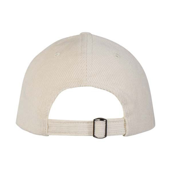 Casquette en velours côtelé Hutton - Casquette publicitaire personnalisable, 80% coton recyclé - BCM Goodies
