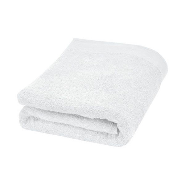 Serviette en coton 550g/m² 70x140 cm personnalisable - Produit durable certifié STANDARD 100 by OEKO-TEX® - Idéal pour cadeaux d