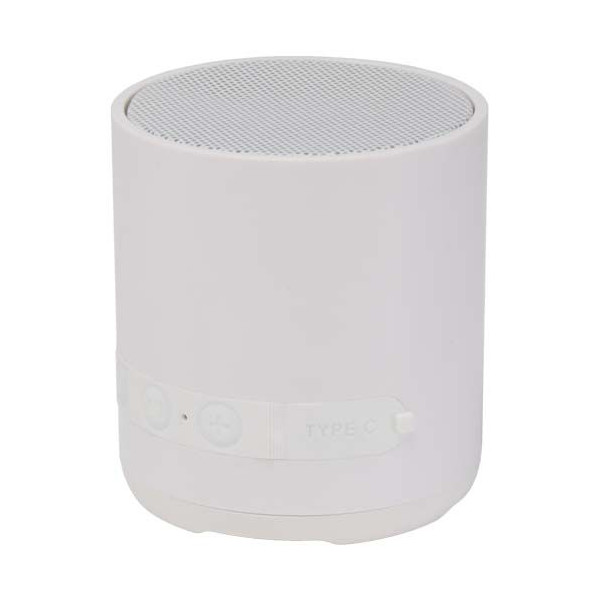 Haut-parleur sans fil Hunor 3 W en plastique recyclé - Personnalisable pour entreprise B2B