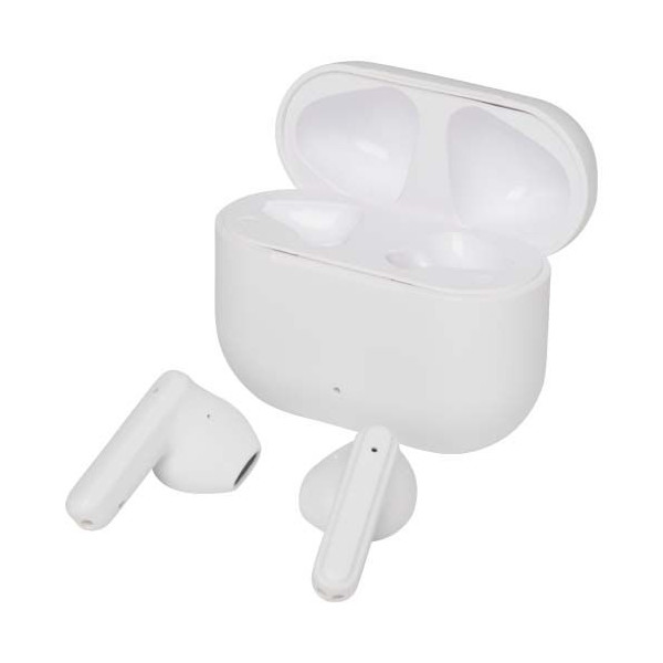 Oreillette Bluetooth® True Wireless Altais en plastique recyclé - Accessoire d'entreprise éco-responsable