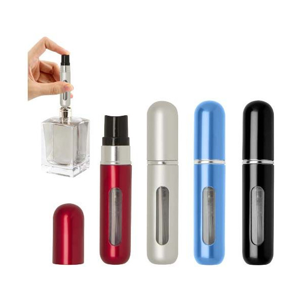 Flacon de parfum portable Filla rechargeable de 5 ml - Accessoire publicitaire pratique et élégant